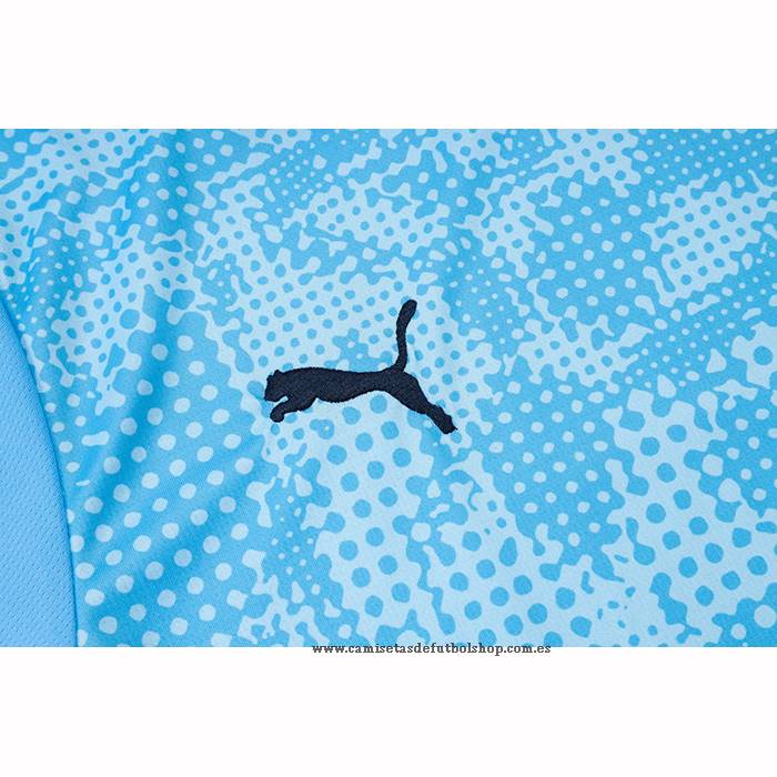 Chandal del Manchester City 25-26 Manga Corta Azul - Pantalon Corto